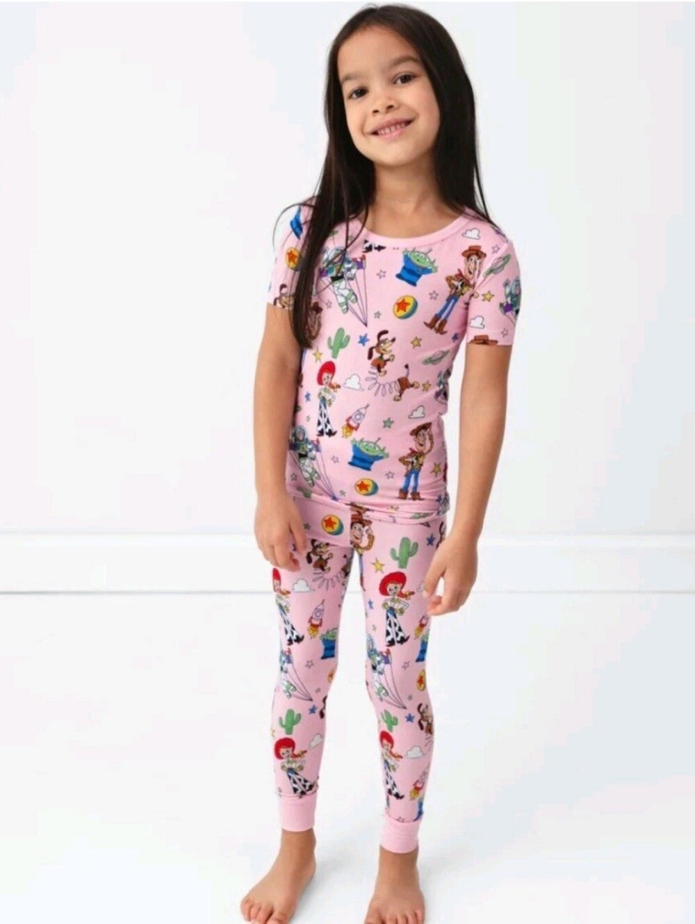 LITTLE SLEEPIES 4t LIKE NEW Toy Story Pink Pjs